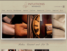 Tablet Screenshot of intuitionsmassage.com
